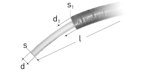 Ống JRG Sanipex MT dạng cuộn, lớp cách nhiệt 20mm